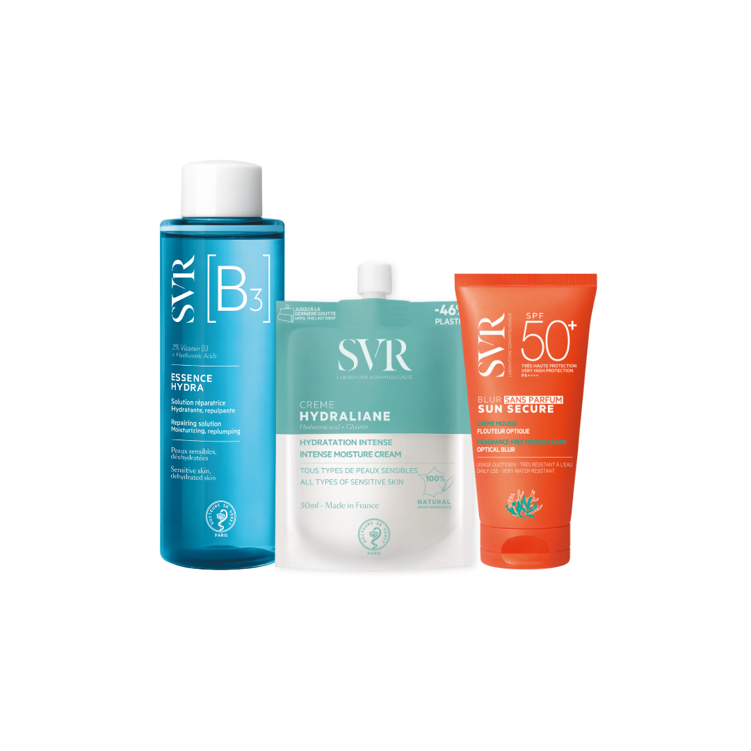 Routine Solaire Quotidienne (Hydraliane B3 et Sun Secure)